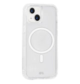 iPhone 13 Case – Clear | Case-Mate Tough Plus MagSafe Antimicrobial Cover with Impact Protection image 1
