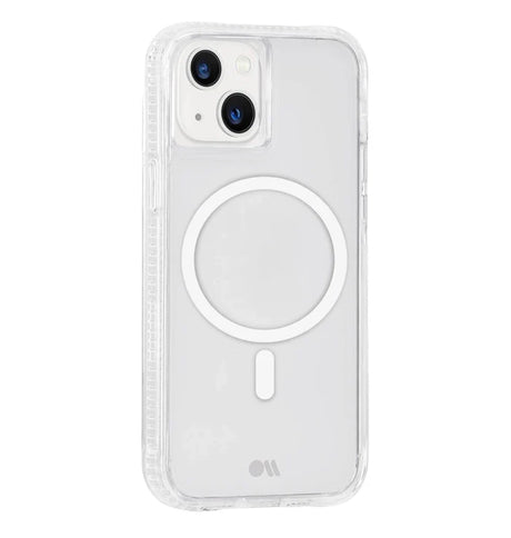 iPhone 13 Case – Clear | Case-Mate Tough Plus MagSafe Antimicrobial Cover with Impact Protection image 1