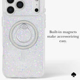 iPhone 18 Pro Kate Spade Chunky Glitter Case | MagSafe Cover with Reflective Glitter