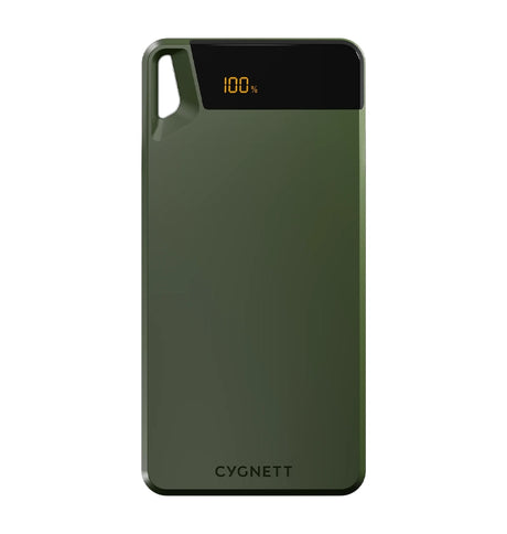 Cygnett ChargeUp Boost 4th Gen 20K mAh Power Bank- Green(CY4750PBCHE)Triple Port(Dual USB-A 15W+1xUSB-C 15W),15cm USB-C Cable,15W Max,2 Years Warranty image 0