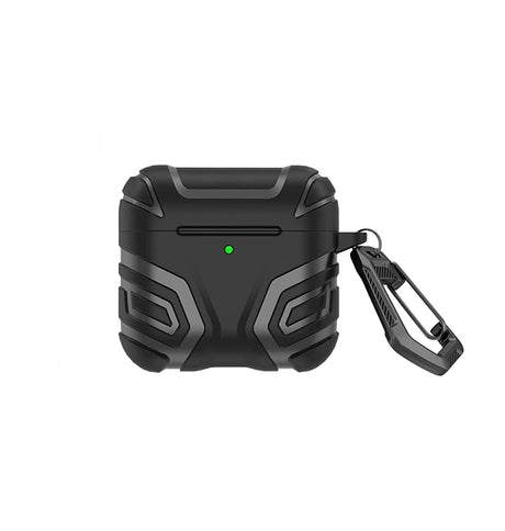 AirPods 4th Generation Case – Black | Aluminium, Shockproof Protective Cover with PC Shell image 0