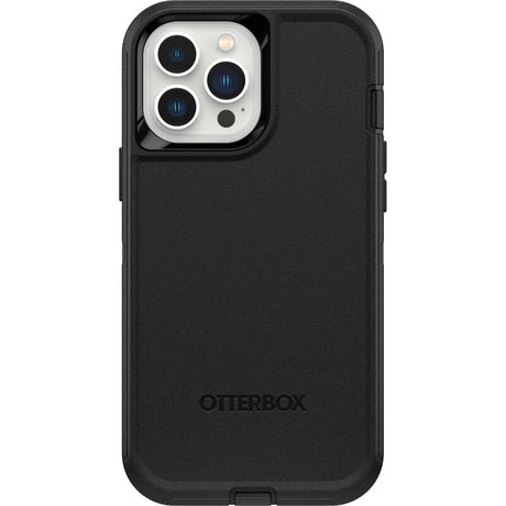iPhone 13 Pro Max Case – Black | Otterbox Defender Series, Rugged Shockproof Back Cover image 1