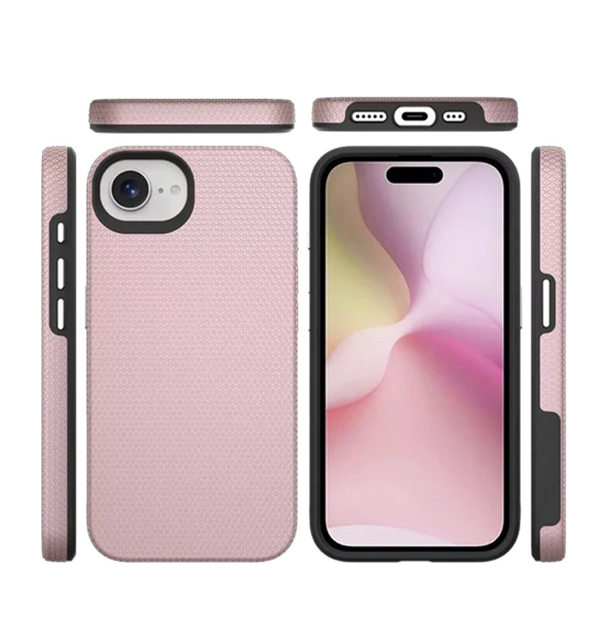iPhone 16E Triangle MagSafe Case - Rose Gold | Slim Protective Cover with Strong Magnetic Grip & Durable Design image 2