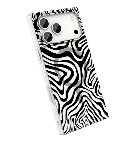 iPhone 17 Pro BoxedIn Case – Mono Swirl | MVR Slim Protective Cover, Modern Design, MagSafe Compatible image 2