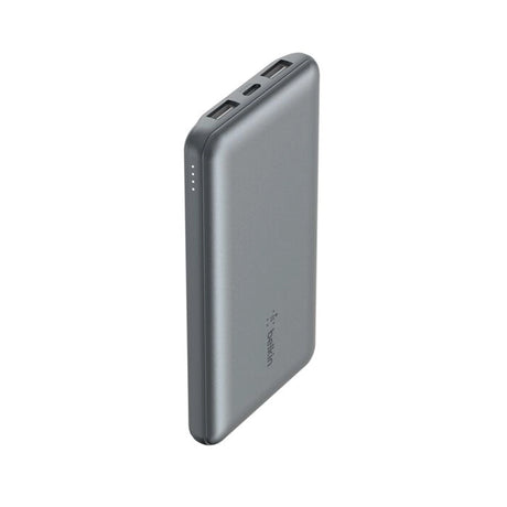Belkin BoostCharge Power Bank 10K 15W – Space Grey | Fast-Charging Portable Battery with USB-C & USB-A Output image 1