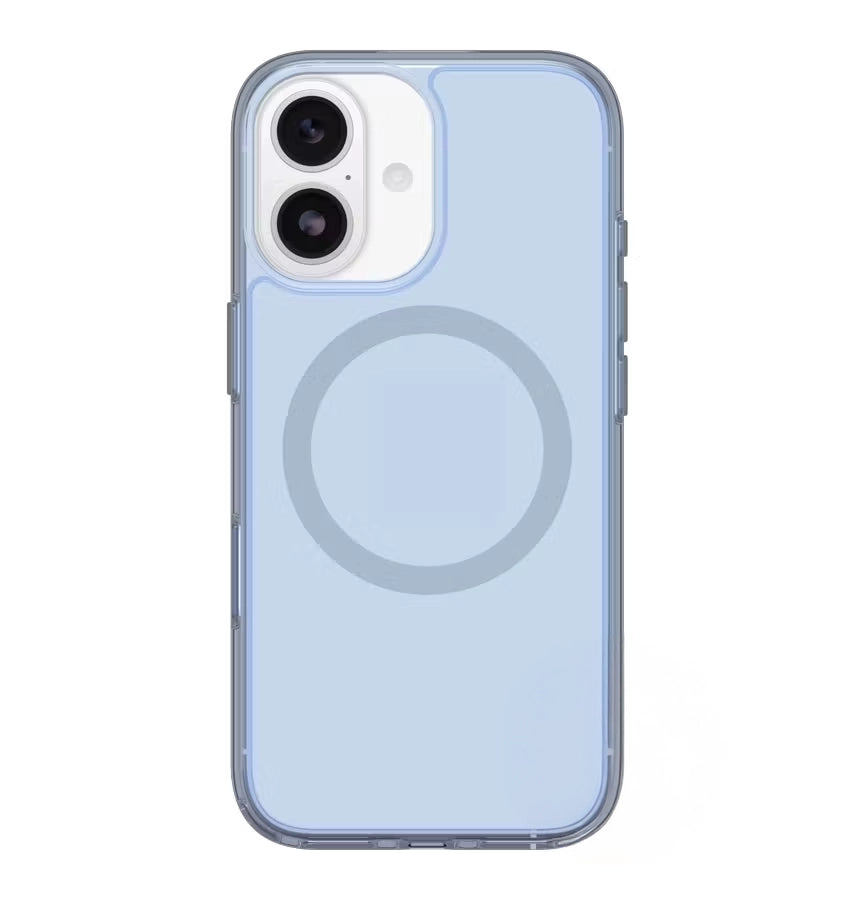 iPhone 17 Symmetry MagSafe Case – Silver Glade Blue | OtterBox Protective Cover with Slim, Durable & Drop Protection image 0