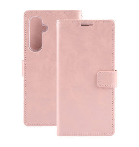 Samsung Galaxy S24 Plus Wallet Case - Rose Gold | Mercury Bluemoon Diary, Soft Anti - Slip Grip & Shockproof Cover image 0