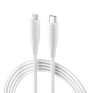 MVR Lightning Cable - White |20W, 1m Type C, 2.4A Fast Charging image 0