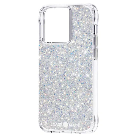 iPhone 13 Pro Twinkle Antimicrobial Case – Stardust | Case-Mate Sparkling Design, Drop Protection, Wireless Charging Compatible image 1
