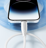MVR Lightning Cable - White |20W, 1m Type C, 2.4A Fast Charging image 7
