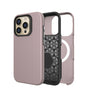 iPhone 15 Pro Triangle Pattern MagSafe Case - Rose Gold | Rugged Shockproof Back Cover image 0