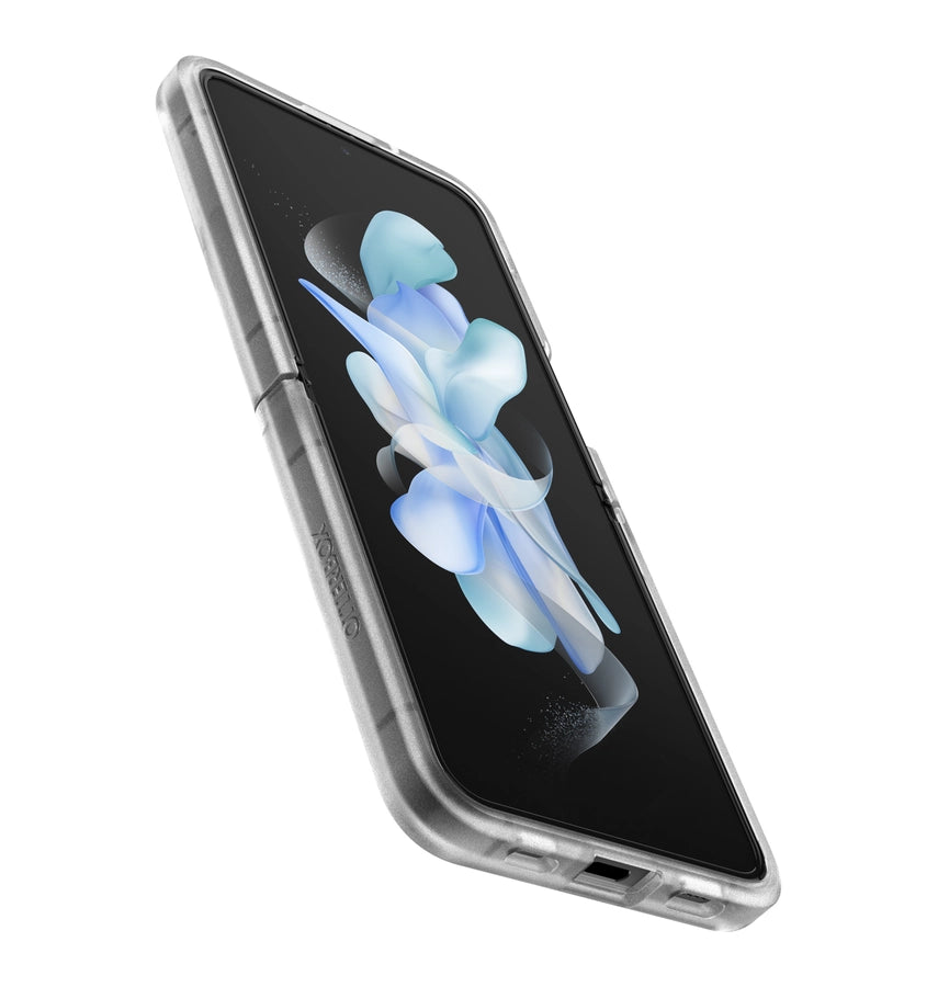 Samsung Z Flip 4 Case – Clear | OtterBox Thin Flex Cover with Transparent Slim Design image 1