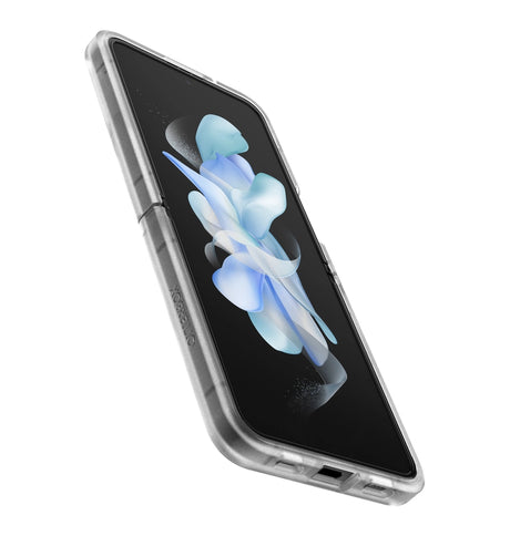 Samsung Z Flip 4 Case – Clear | OtterBox Thin Flex Cover with Transparent Slim Design image 1