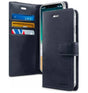 iPhone 16 Pro Mercury Bluemoon Diary Wallet Flip Case - Navy Blue | Shockproof Protective Cover image 0