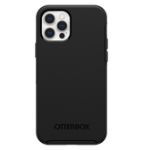 iPhone 12/12 Pro Case – Black | OtterBox Symmetry Series, Soft Touch Protective Cover image 0