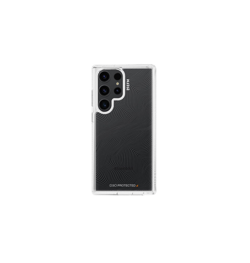Samsung S23 Ultra Case – Crystal Clear | EFM Aspen D3O Crystalex Armour Series Slim, Transparent & Drop-Tested Cover image 0