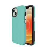iPhone 15 Plus Triangle Pattern MagSafe Case - Mint Green | Rugged Shockproof Back Cover image 0