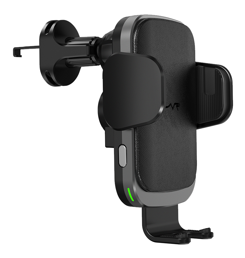 MVR T6 Car Phone Holder - Black | 15W Fast Charging, Secure Grip, Single Coil Design & Adjustable Arm image 5