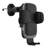 MVR T6 Car Phone Holder - Black | 15W Fast Charging, Secure Grip, Single Coil Design & Adjustable Arm image 5