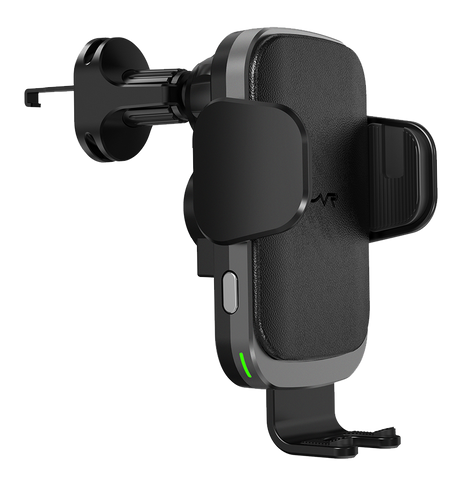 MVR T6 Car Phone Holder - Black | 15W Fast Charging, Secure Grip, Single Coil Design & Adjustable Arm image 5