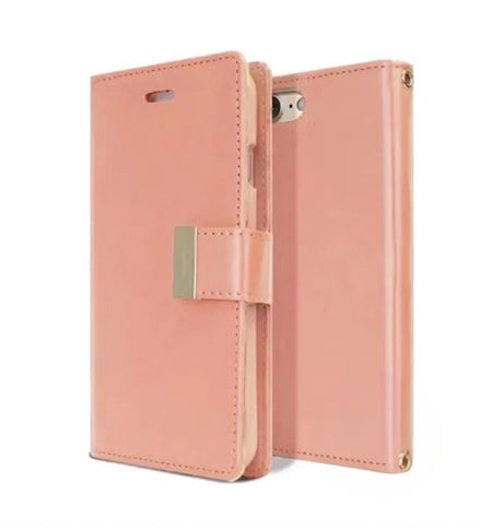 iPhone 17 Air Mercury Case – Rose Gold | Rich Diary Design, Ultra-Slim 1.2mm, MagSafe Compatible image 0