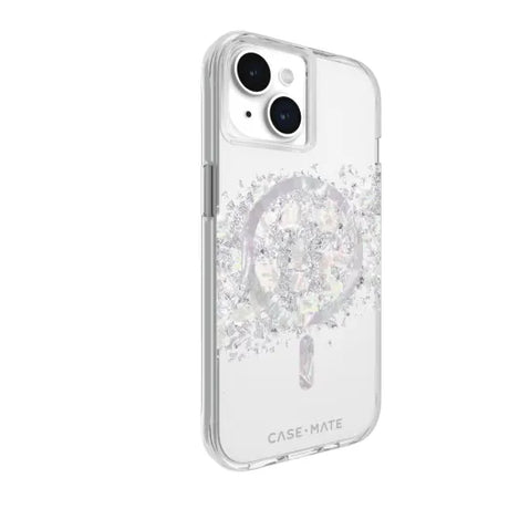 iPhone 15 Case-Mate Karat Magsafe Back Cover - Touch Of Pearl image 1