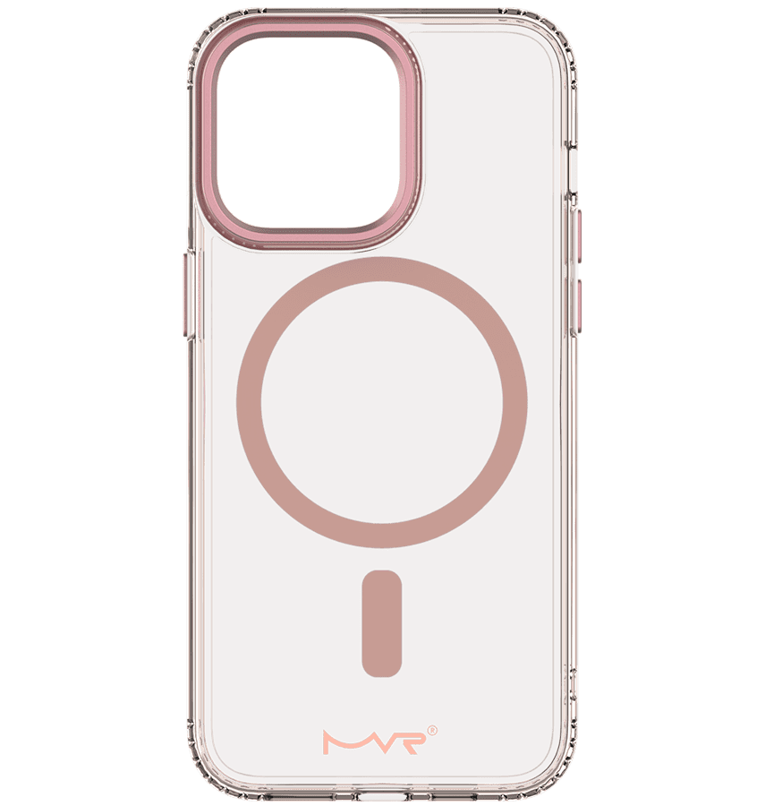 iPhone 15 Pro Max MVR Impact IMD Case - Rose Gold | MagSafe Compatible, Soft Touch Protective Cover image 0