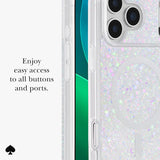 iPhone 18 Pro Kate Spade Chunky Glitter Case | MagSafe Cover with Reflective Glitter