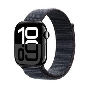 Apple Watch S10 46mm Glass Matte Case - Black | 360° Protection with Built-in 9H Tempered Glass image 0