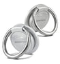 Mercury Goospery Universal Phone Grip Ring - Silver | 360° Rotatable, Light Weight Holder image 0