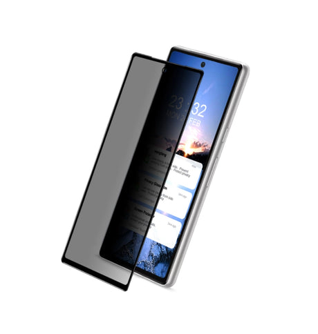 Samsung S24 Ultra Privacy Tempered Glass – Black | Anti-Spy Screen Protector, 9H Hardness, Smooth Touch, Edge-to-Edge Fit image 0