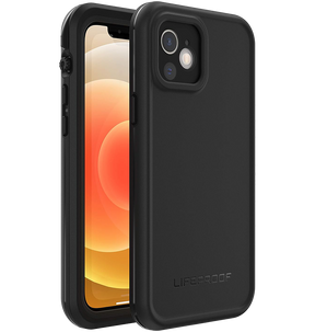 iPhone 12 Case - Black | Lifeproof FRE Waterproof & Shockproof Back Cover image 0