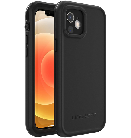 iPhone 12 Case - Black | Lifeproof FRE Waterproof & Shockproof Back Cover image 0