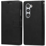 Samsung S25 Diary Case - Black | Mercury Bluemoon Diary with Clasp, Card Slots & Full Protection