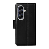 Samsung A27 Diary Case - Black | Hanman Flip Cover with Clasp, Card Slots & Full Protection