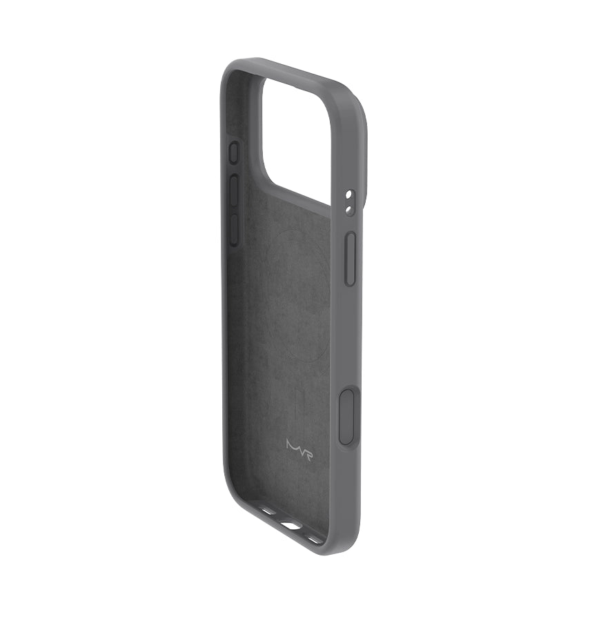 iPhone 17 Pro Max Case – Grey | MVR  Liquid Silicone Soft-Touch Finish, Anti-Slip Grip, Premium Protection image 1