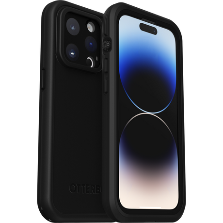 iPhone 14 Pro Magsafe Case - Black | OtterBox FRE MagSafe Rugged Protection Back Cover image 1