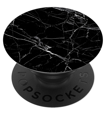 Universal PopSockets PopGrip Phone Holder - Black | Expandable Kickstand & Secure Phone Grip image 0