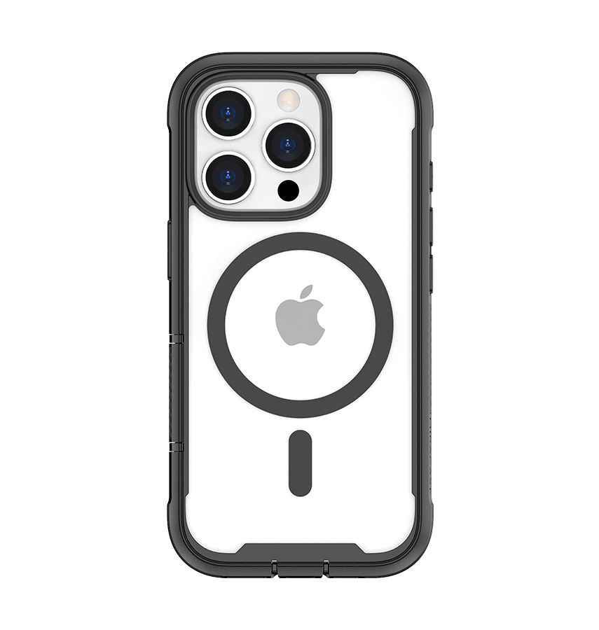 iPhone 16 Pro Case - Black | MVR Robust 360° Full Protection, Scratch Resistant Back Cover image 0