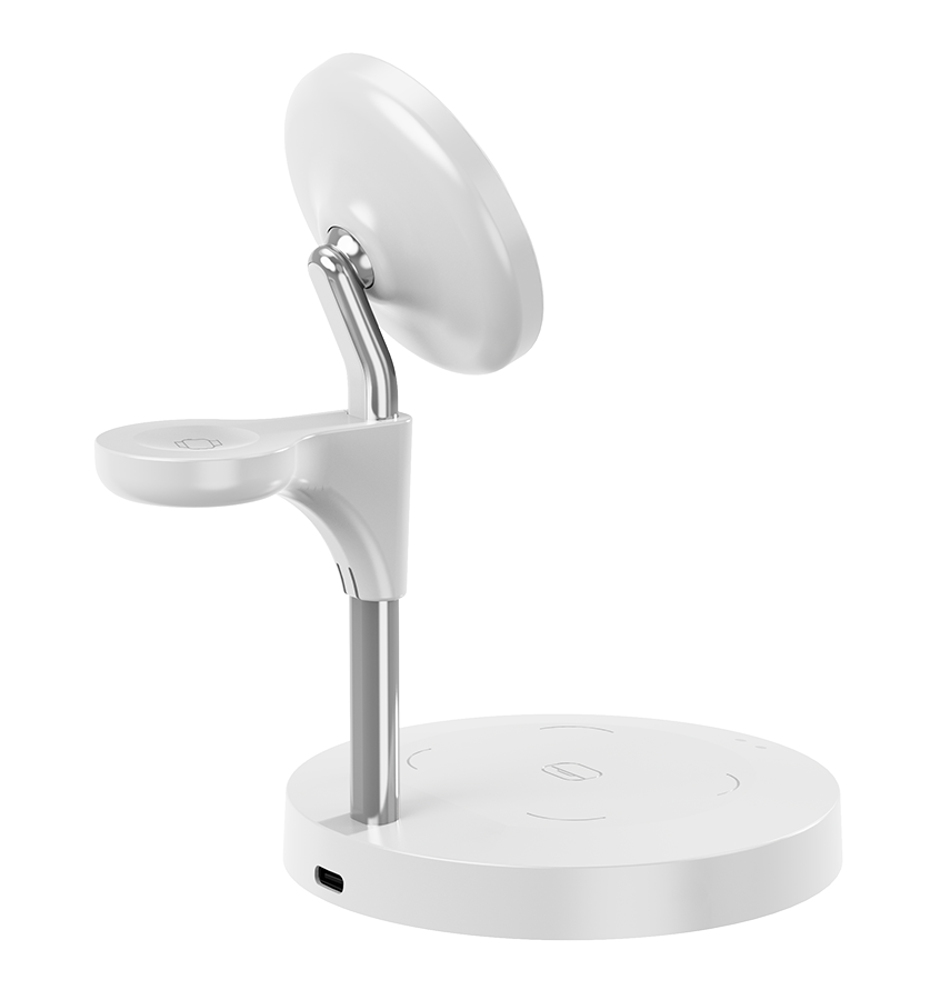 MVR 3 – in – 1 Wireless Charging Station - Black | 15W, MagSafe Compatible Charger image 2