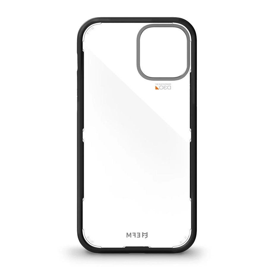 iPhone 12/12 Pro Case – Black/Space Grey | EFM Cayman D30 Armour Cover with 5G Signal Friendly Protection & Shock Absorption image 1