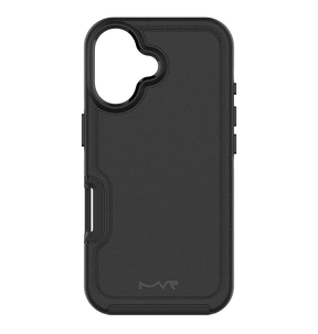 iPhone 16 MVR Armour Matte Case - Black | Soft Touch, Shockproof Protective Cover image 0