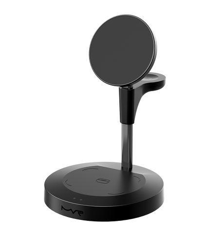 DC-4B MVR 3 in 1 Wireless Portable Charger - Black image 1