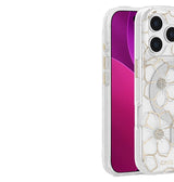 iPhone 17 Pro Floral Gems MagSafe Case – Gold | Case-Mate Stylish Protective Cover with Slim, Durable & Drop Protection image 1