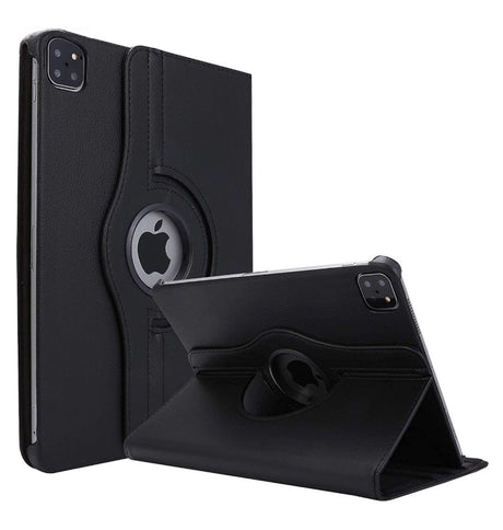 Apple iPad Pro 11" (2024) Case - Black | 360 Rotating Hand Strap Stand, Shockproof & Scratch - Resistant Protective Cover image 0