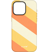 iPhone 15 MVR Stripe Vibe Case - Apricot Yellow | Perfect Fit Design, Soft Touch Protective Cover image 0