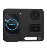 MVR Black Foldable 3 in 1 Charging Stand Universal Charger with Light - DC-2 image 0
