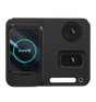 MVR Black Foldable 3 in 1 Charging Stand Universal Charger with Light - DC-2 image 0