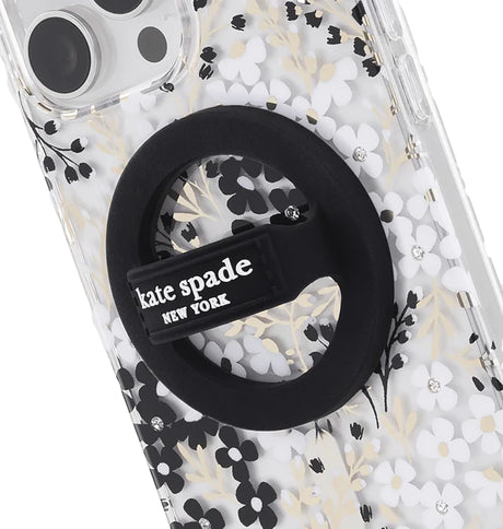 Magnetic MagSafe Loop Grip – Black | Kate Spade Stylish & Functional Phone Accessory image 1