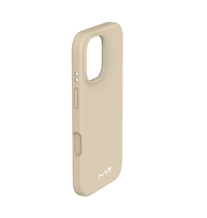 iPhone 17 Liquid Silicone Case – Vanila |  MVR Feather-Light Design, Stain-Resistant, Precise Button Covers image 1